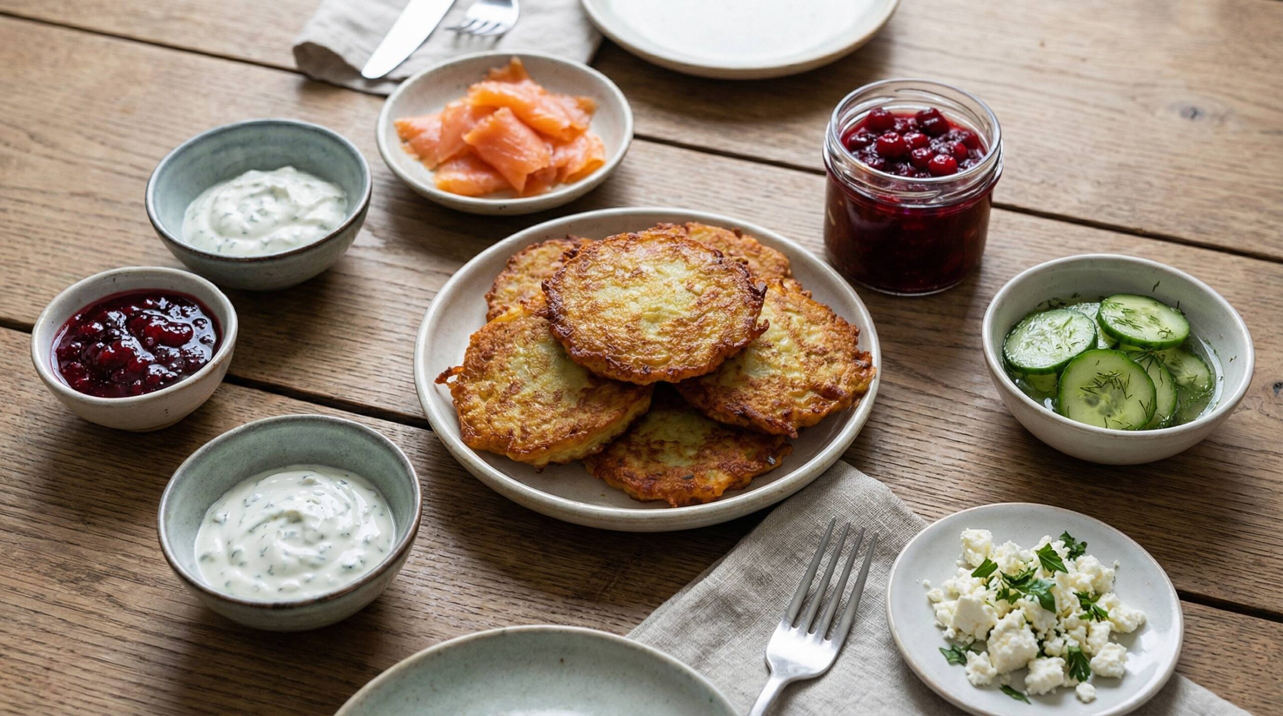 was passt zu kartoffelpuffer außer apfelmus