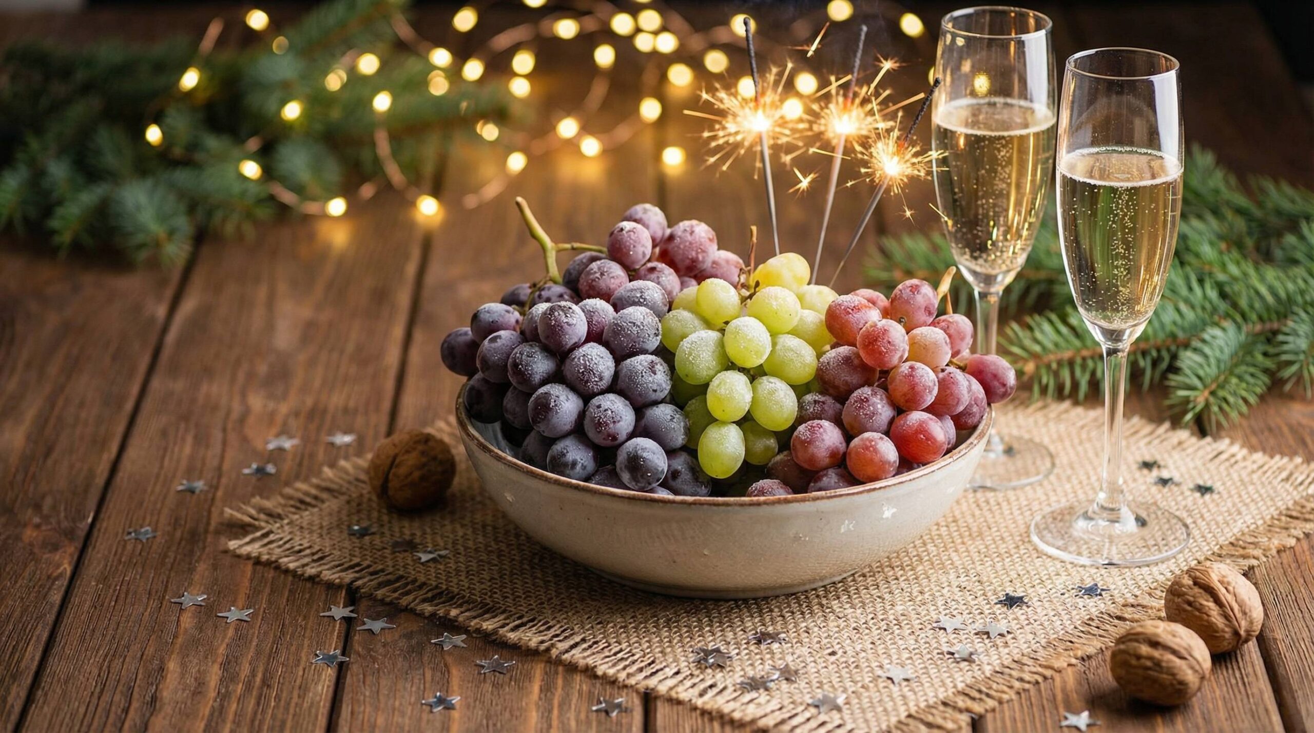 weintrauben silvester